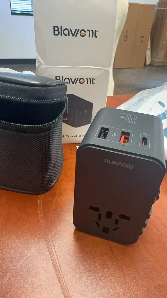 World Power Adapter Travel Charger Outlet Converter for Europe UK AUS