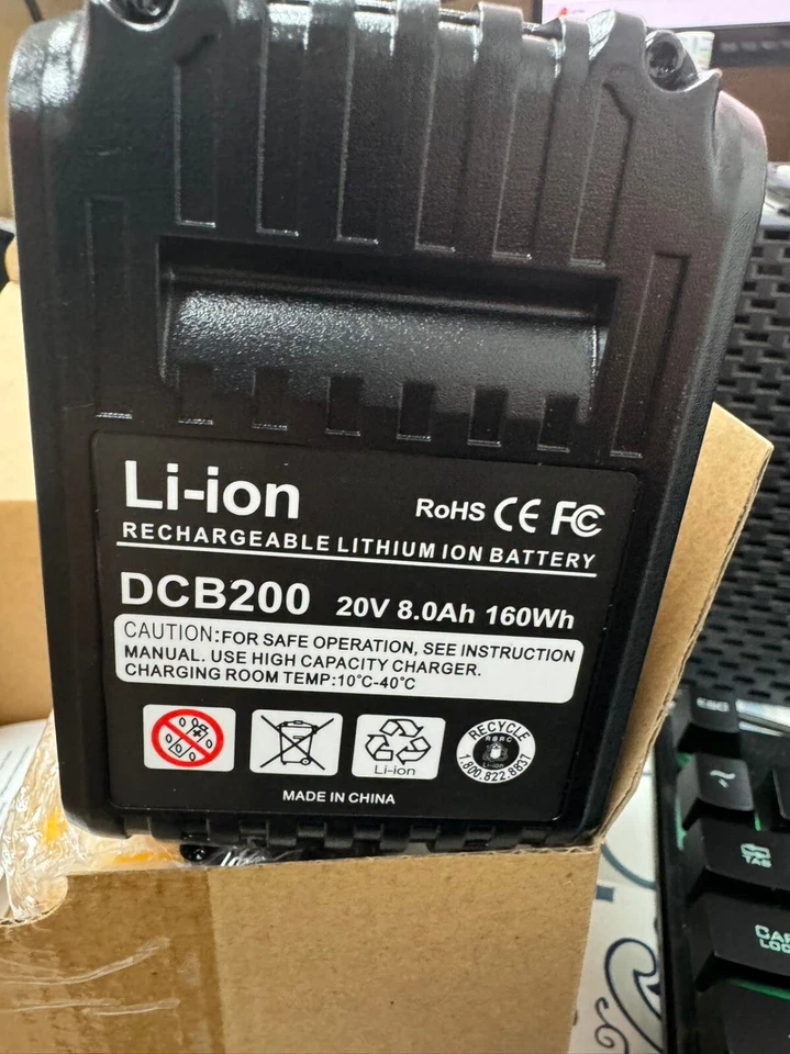 lithium battery 20V 8ah