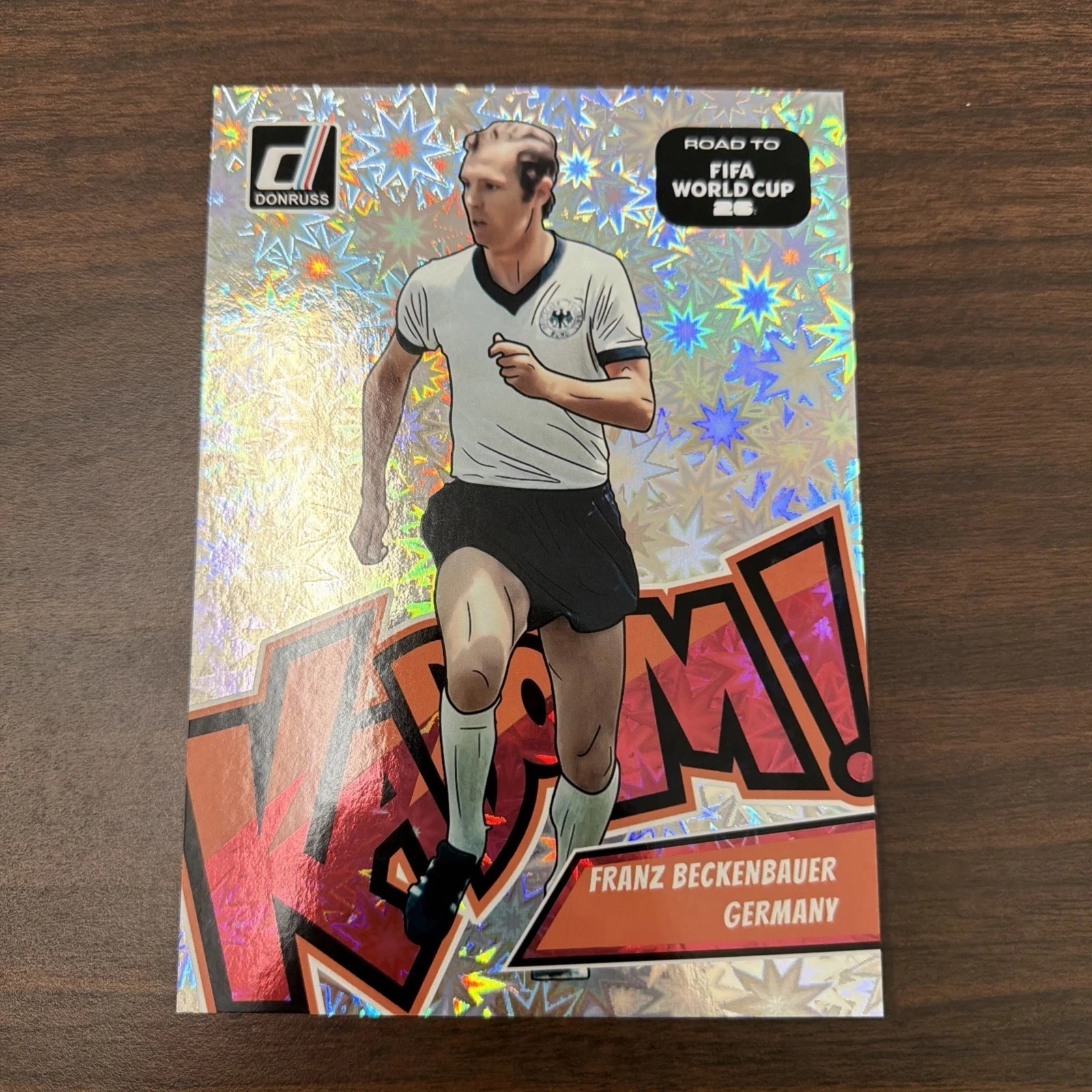 Franz Beckenbauer 2025-26 Donruss Road to FIFA World Cup KABOOM OVERSIZED/JUMBO